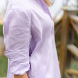 Halsey Linen Shirt - Lavender