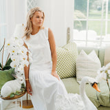 Circle Skirt Poplin - Blanc