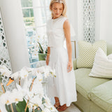 Circle Skirt Poplin - Blanc