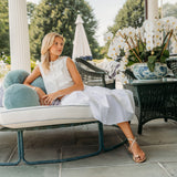 Circle Skirt Poplin - Blanc