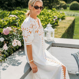 Cordelia Coatue Dress - Blanc