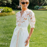 Cordelia Coatue Dress - Blanc