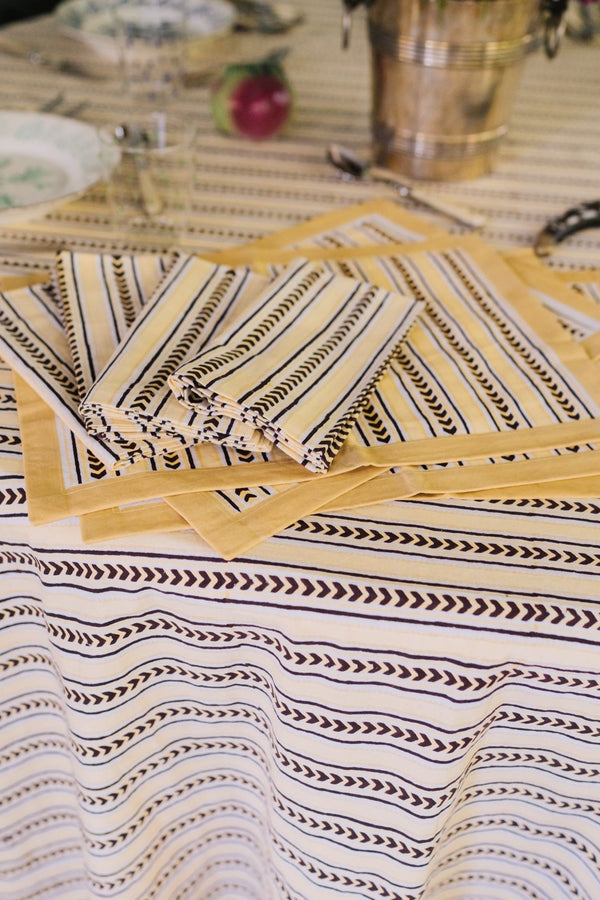 Yellow Stripes Placemats
