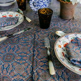 Peacoat Castillo Medallion Placemats