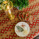 Clay Palazzo Tile Tablecloth
