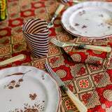 Clay Palazzo Tile Tablecloth