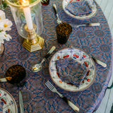 Peacoat Castillo Medallion Tablecloth