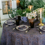 Peacoat Castillo Medallion Tablecloth