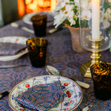 Peacoat Castillo Medallion Tablecloth