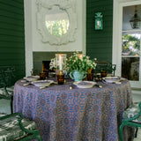 Peacoat Castillo Medallion Tablecloth