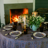 Peacoat Castillo Medallion Tablecloth