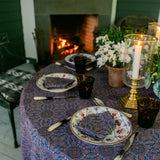 Peacoat Castillo Medallion Tablecloth