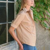 Tuxedo Shirt - Bisque