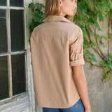 Tuxedo Shirt - Bisque