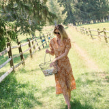 Cordelia Coatue Printed - Tobacco Blossom