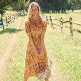 Cordelia Coatue Printed - Tobacco Blossom