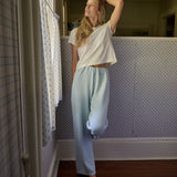 Falmouth Wide Leg Pant - Gracie Blue