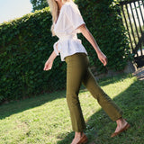 Bell Pant Twill - Martini