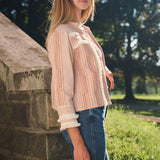 Rowan Fringe Jacket - Bisque
