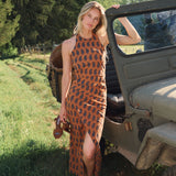 Hadley Dress - Tobacco Lani Paisley