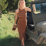 Hadley Dress - Tobacco Lani Paisley