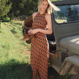 Hadley Dress - Tobacco Lani Paisley