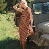 Hadley Dress - Tobacco Lani Paisley