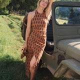 Hadley Dress - Tobacco Lani Paisley