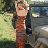 Hadley Dress - Tobacco Lani Paisley