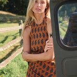 Hadley Dress - Tobacco Lani Paisley