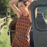 Hadley Dress - Tobacco Lani Paisley
