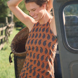 Hadley Dress - Tobacco Lani Paisley
