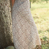 Delfina Skirt - Egret Petit Paisley