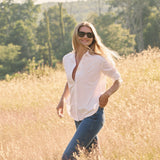 Carolyn Shirt Oxford - Blanc