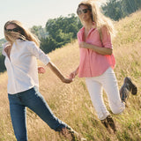Carolyn Shirt Oxford - Blanc