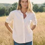 Carolyn Shirt Oxford - Blanc