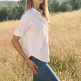 Carolyn Shirt Oxford - Blanc