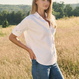 Carolyn Shirt Oxford - Blanc