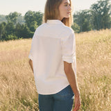 Carolyn Shirt Oxford - Blanc