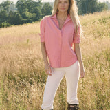 Carolyn Shirt Oxford - Nantucket Red