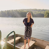 Tropez Pareo - Peacoat Bande