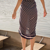 Tropez Pareo - Peacoat Bande