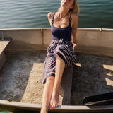 Tropez Pareo - Peacoat Bande