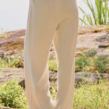 Falmouth Wide Leg Pant - Warm White