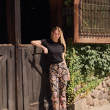 Bell Pant Twill - Noir Plume