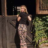 Bell Pant Twill - Noir Plume