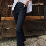 Bell Pant Twill - Noir