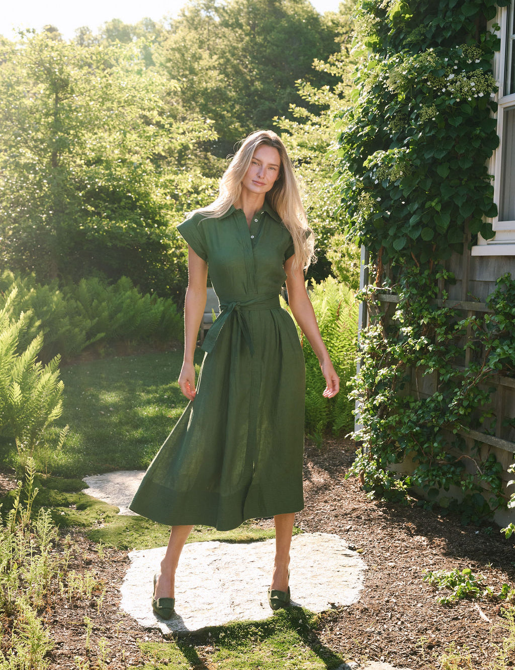 julia amory green dress Julia Amory Camille Dress by Julia Amory