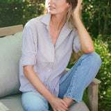 Carolyn Shirt Striped - Coco