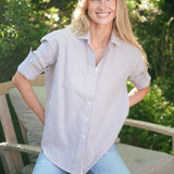 Carolyn Shirt Striped - Coco